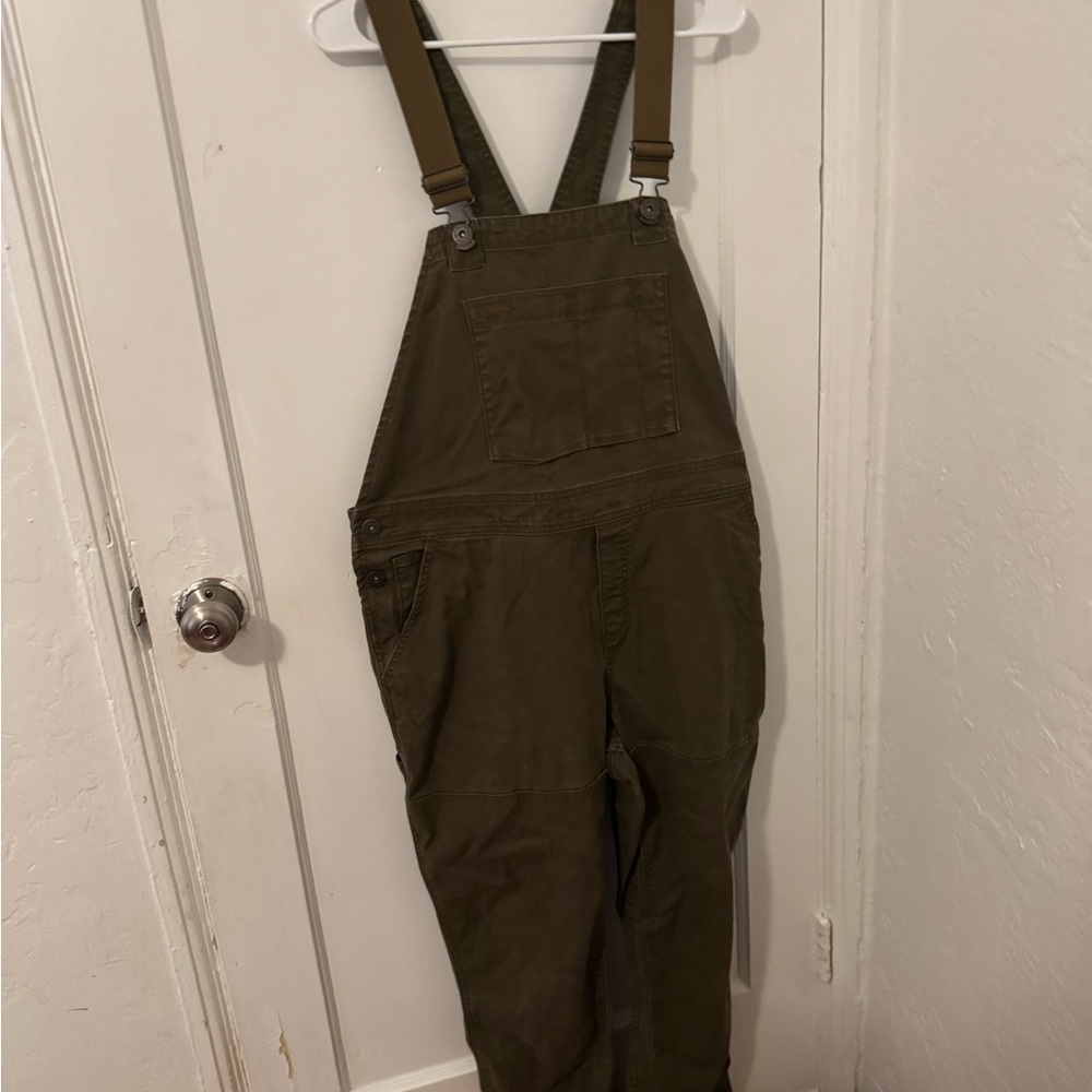 Olive Green Overalls